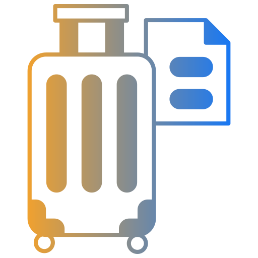 bolsa de viaje icono gratis