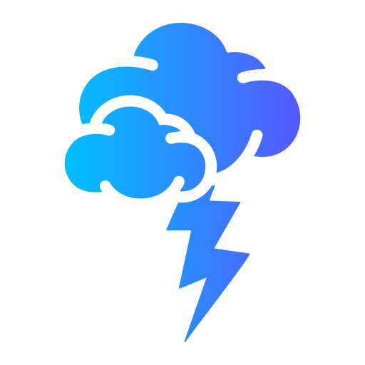 tormenta eléctrica icono gratis