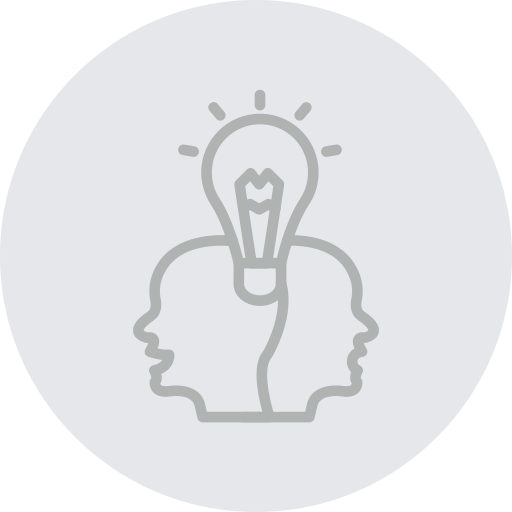 pensamiento divergente icono gratis