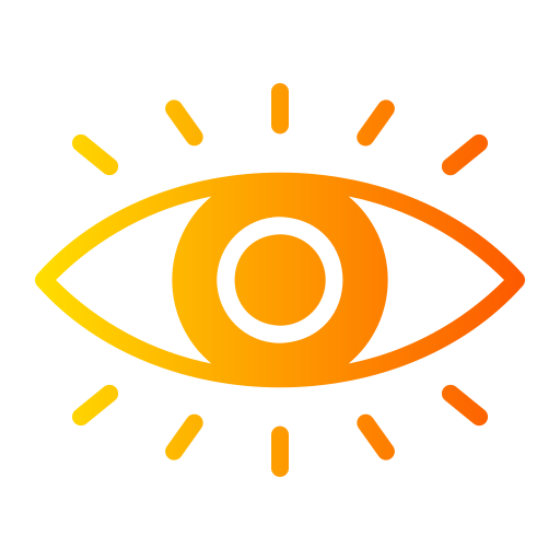 visión icono gratis