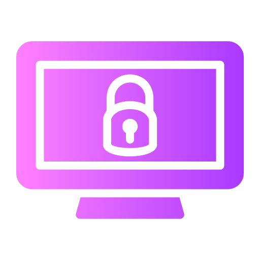 seguridad informática icono gratis