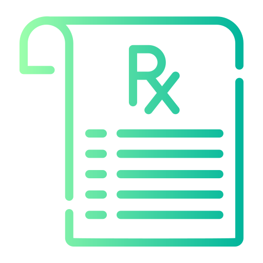 prescripción icono gratis