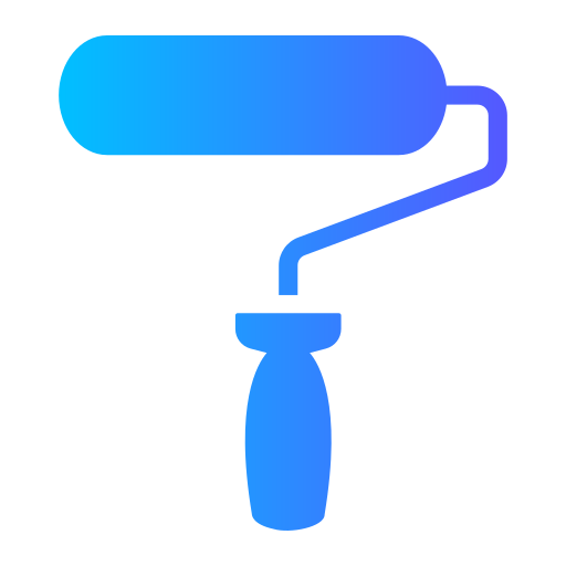 Paint roller free icon