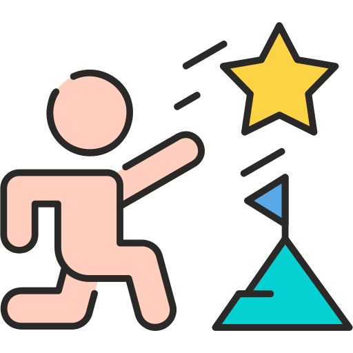 ambición icono gratis