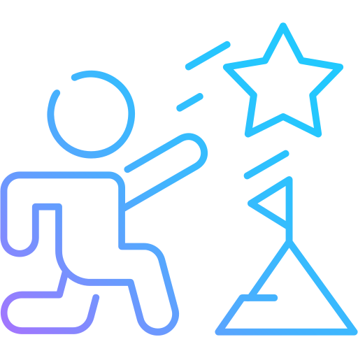 ambición icono gratis