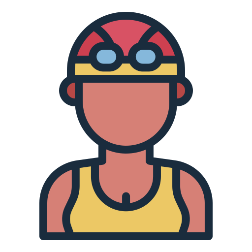 nadador icono gratis