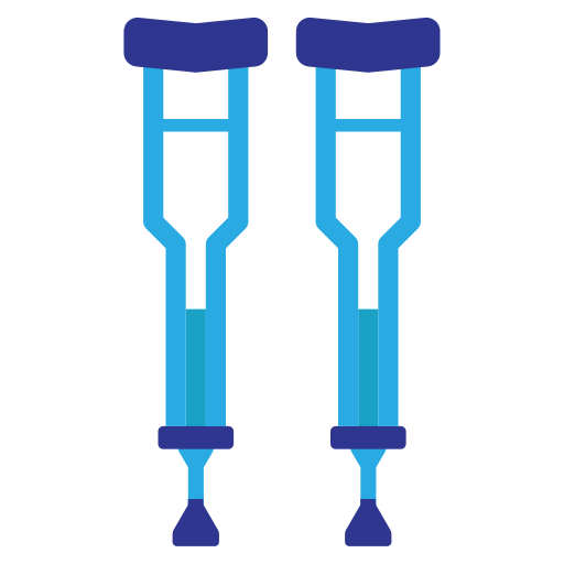 muletas icono gratis