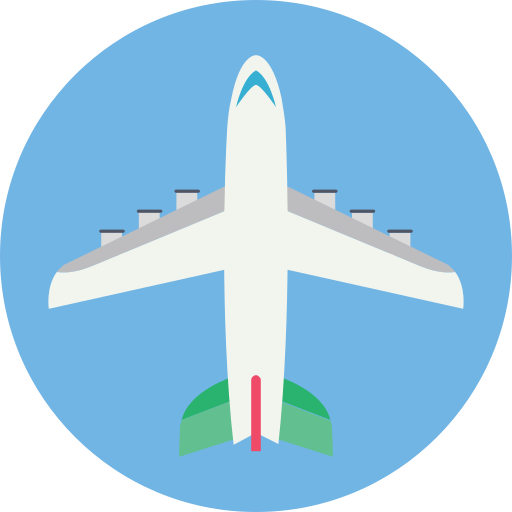 avión icono gratis