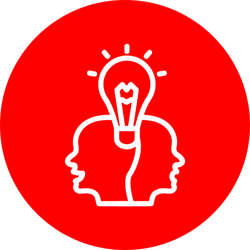 Divergent thinking free icon