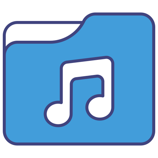 Music folder free icon