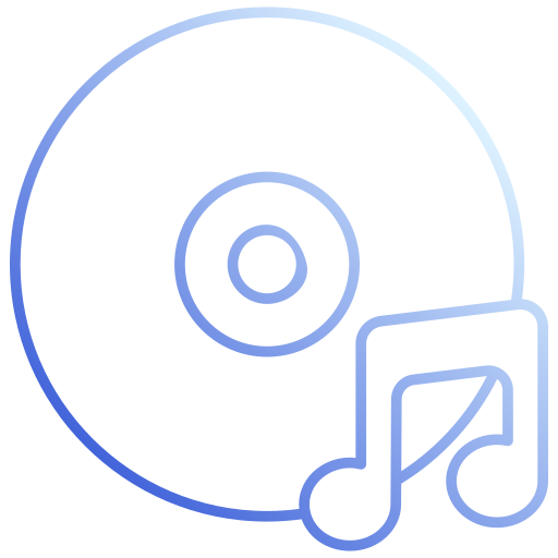 cd de música icono gratis