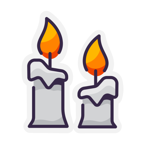 bougies Icône gratuit