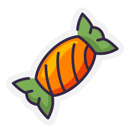 Конфеты на Хеллоуин бесплатно иконка Конфеты на Хеллоуин бесплатно иконка