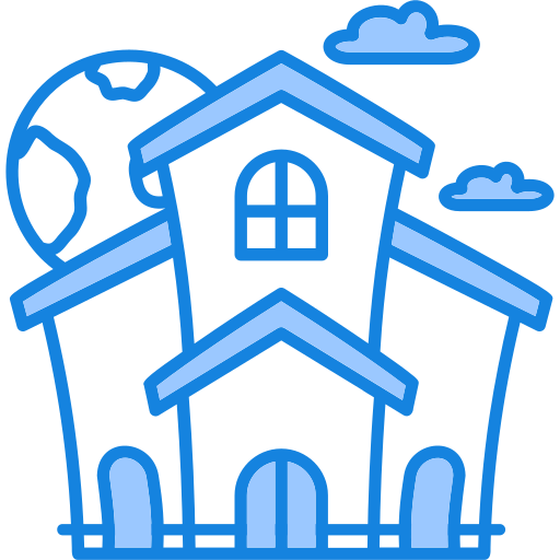 casa embrujada icono gratis