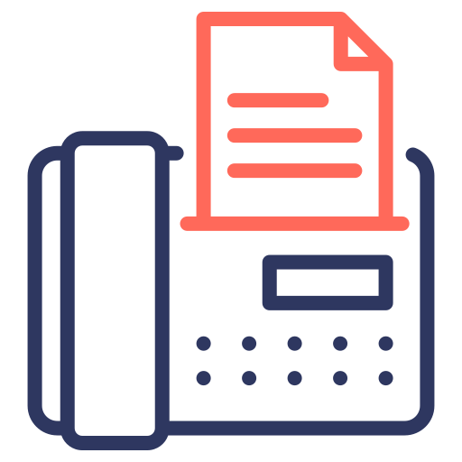 máquina de fax icono gratis