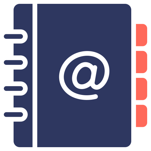 carnet d'adresses Icône gratuit carnet d'adresses Icône gratuit