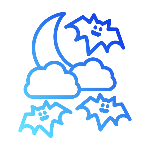 noche de halloween icono gratis