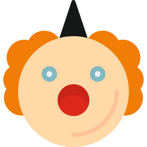 payaso icono gratis
