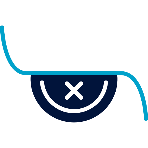 parche en el ojo icono gratis