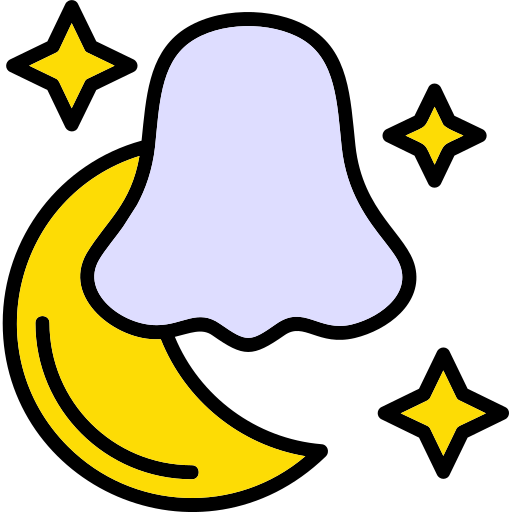 luna de halloween icono gratis