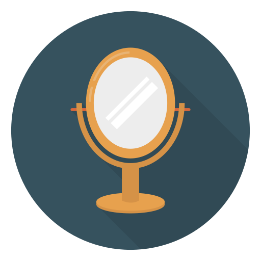 miroir Icône gratuit miroir Icône gratuit