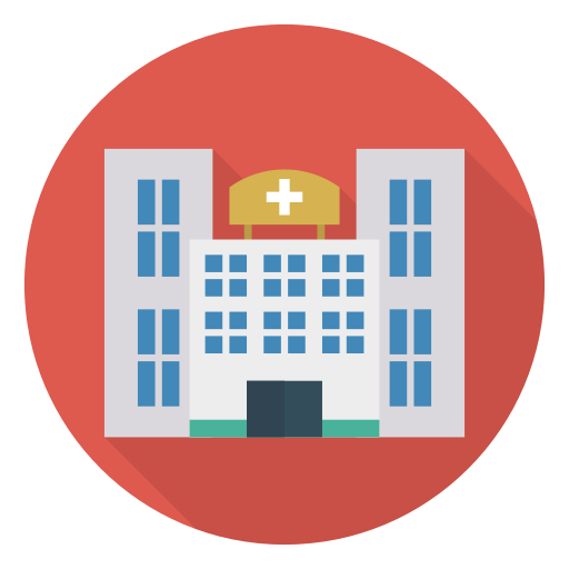 Hospital Dinosoft Circular icon