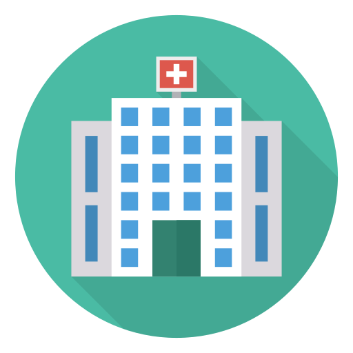 Hospital Dinosoft Circular icon