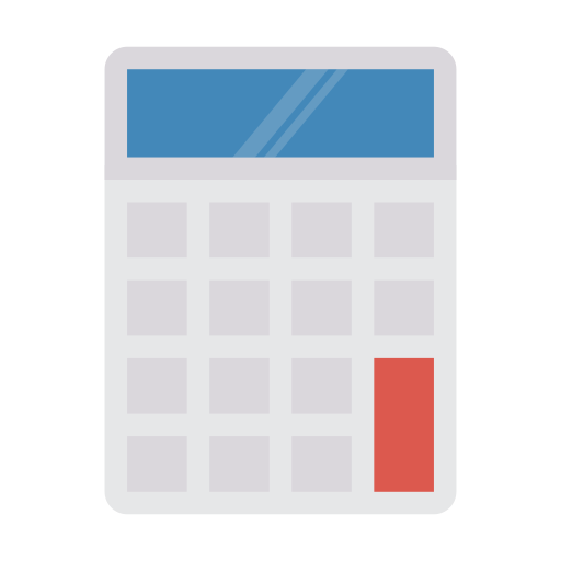 Calculator Dinosoft Flat icon