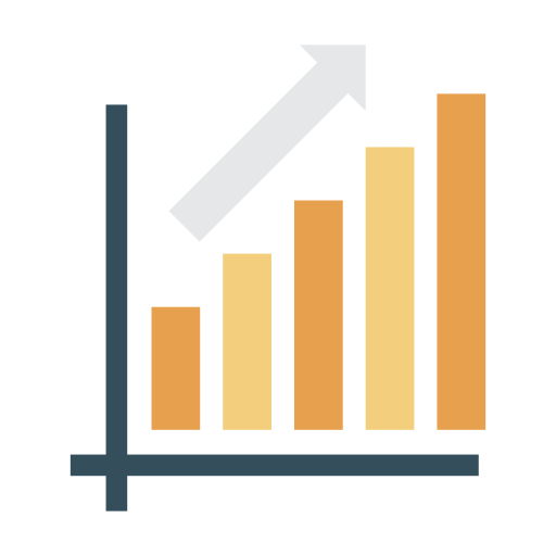 Graph Dinosoft Flat icon