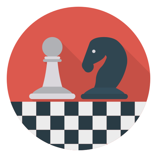 ícones de jogo de xadrez online definir vetor de contorno