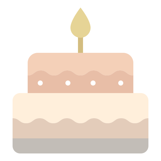 torta de cumpleaños icono gratis