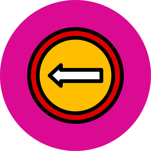 mantengase a la izquierda icono gratis