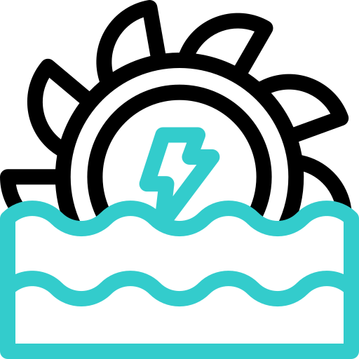 수력 발전 무료 아이콘