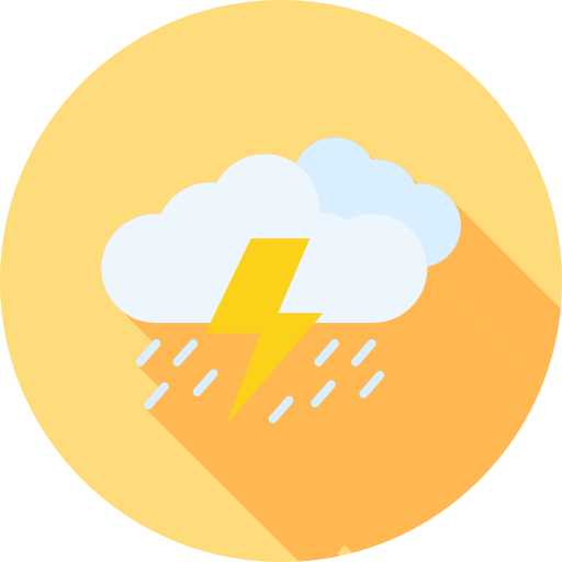 nube de tormenta icono gratis