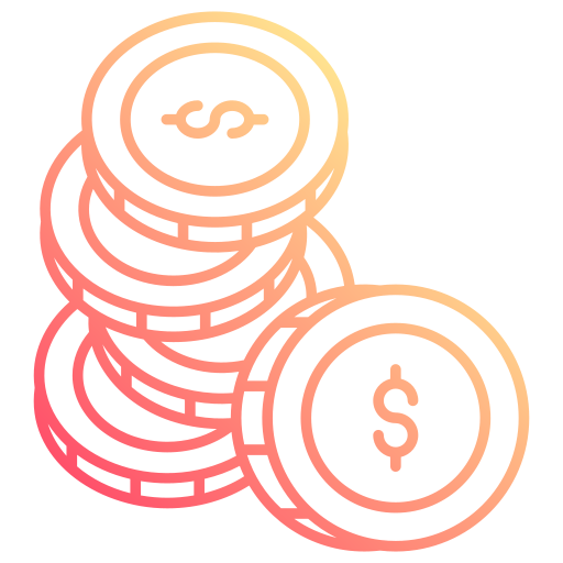 monedas icono gratis