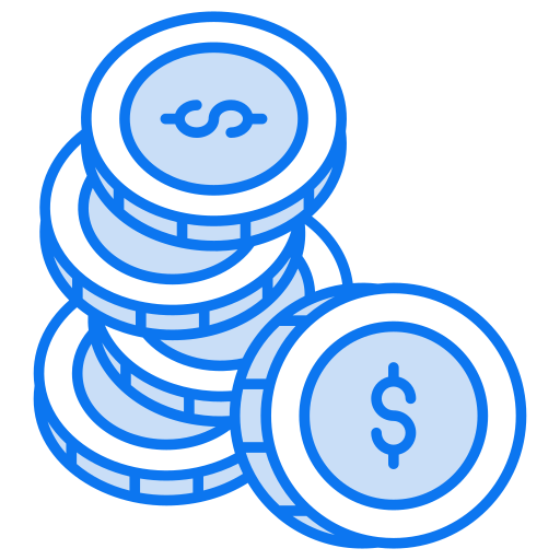 monedas icono gratis