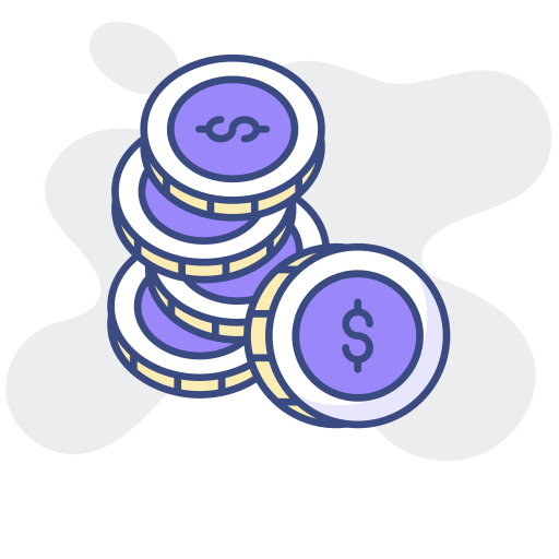 monedas icono gratis