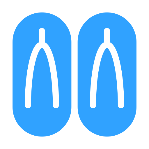 chinelo de dedo grátis ícone