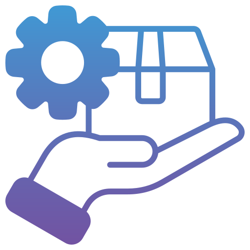 gestión de productos icono gratis