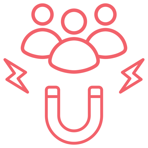 adquisición de clientes icono gratis