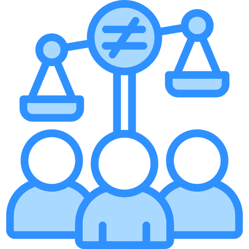 desigualdad social icono gratis