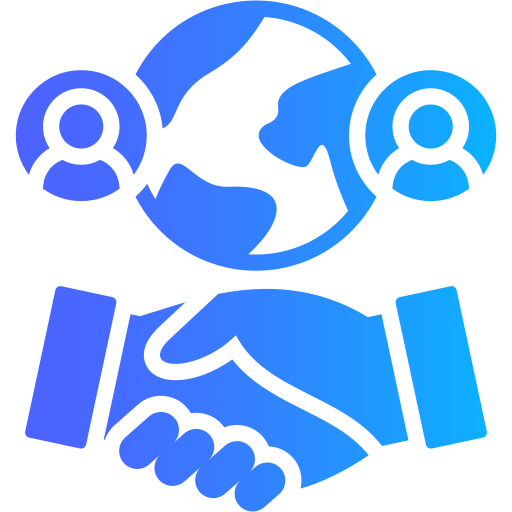 relaciones internacionales icono gratis