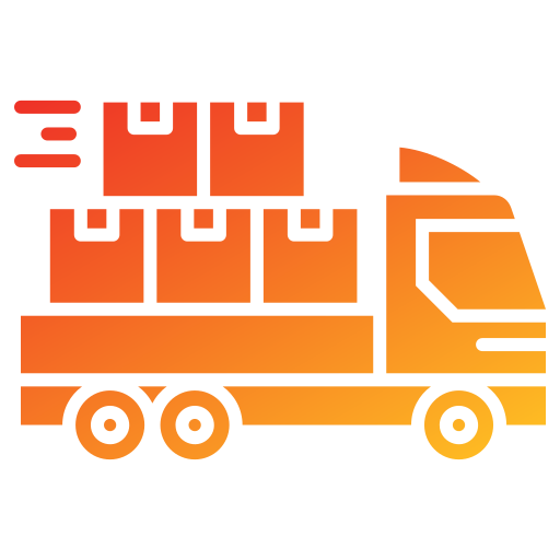 logística icono gratis