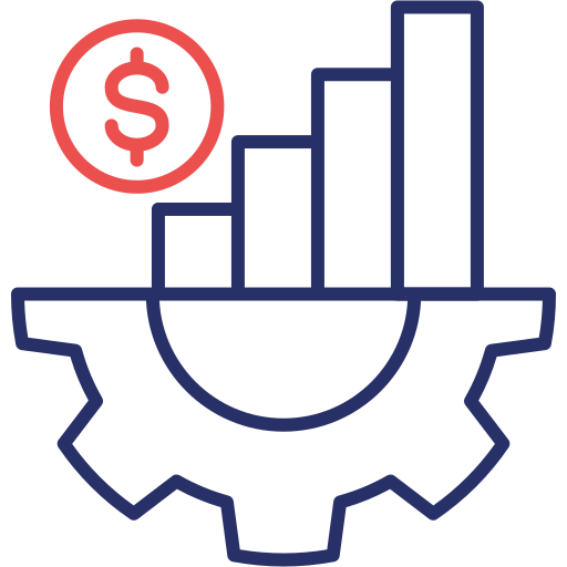 economía icono gratis