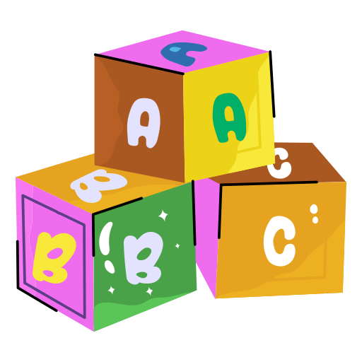 letras abc icono gratis