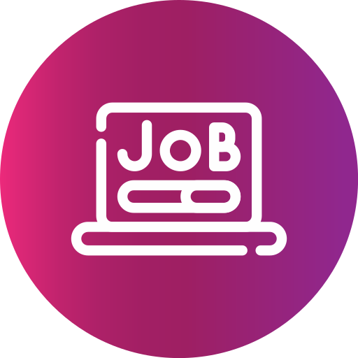 búsqueda de empleo icono gratis