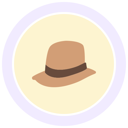 sombrero de otoño icono gratis