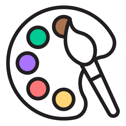 paleta de cores grátis ícone