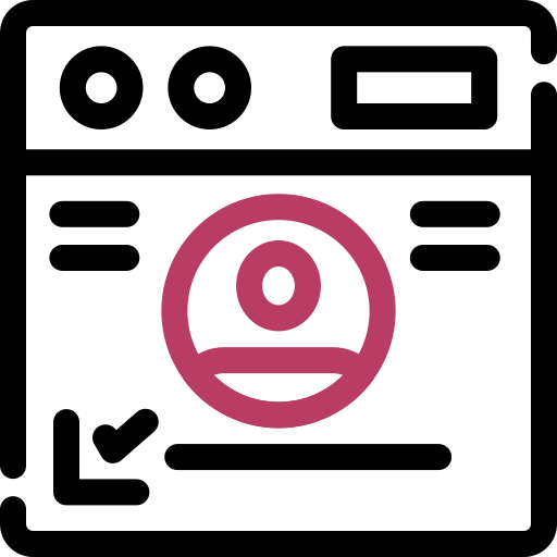 información personal icono gratis