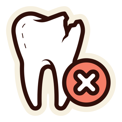 dente quebrado grátis ícone dente quebrado grátis ícone